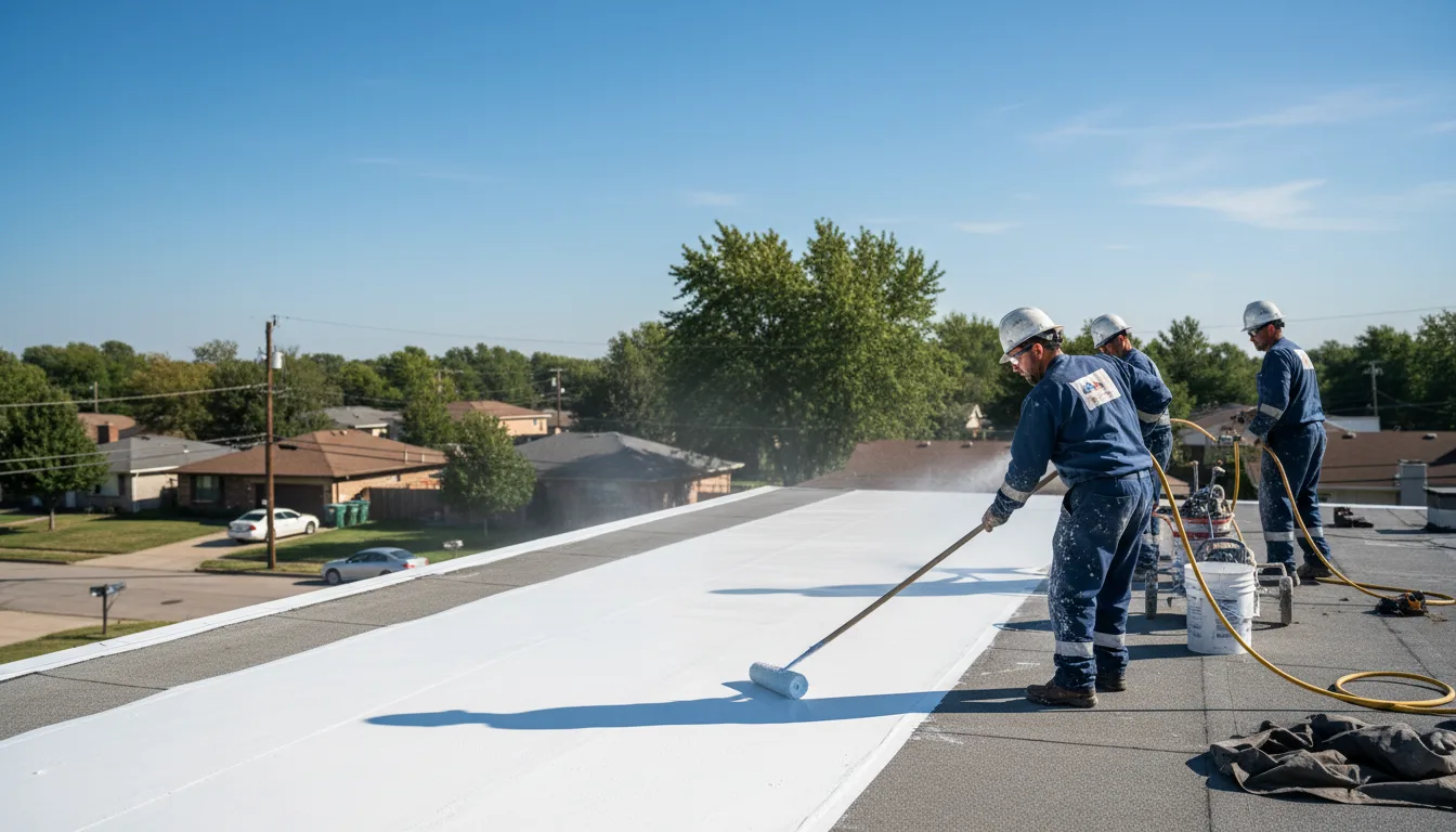 Commercial roof coating in Samaria, MI near me